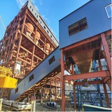 Газификатор с обогатен на кислород циркулиращ кипящ слой